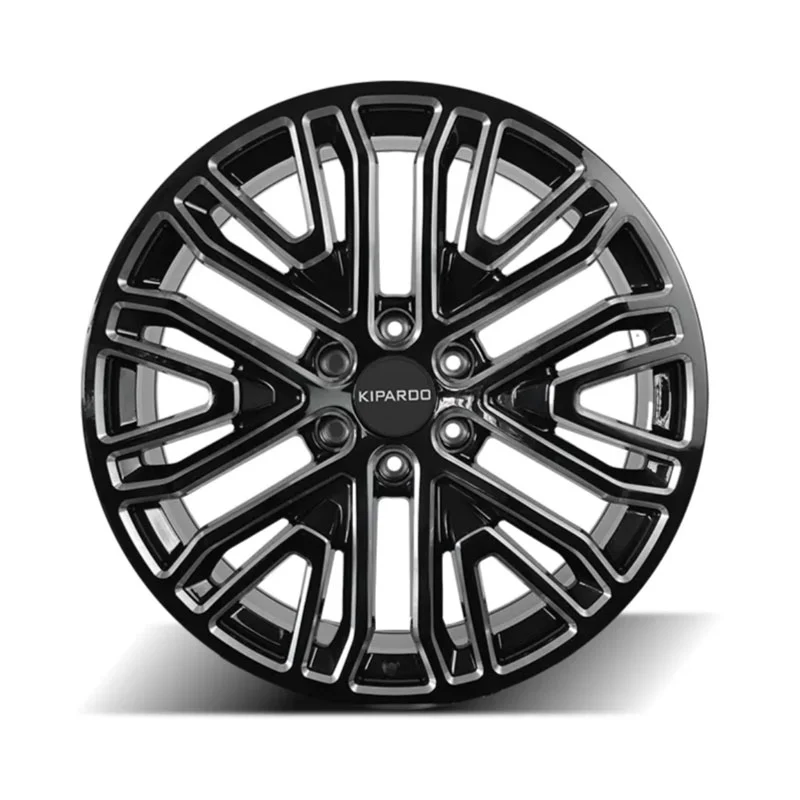Wheelman Snowflake Rims 22 24 26 Inch Alloy Wheels 6X139.7 Off-Road 4x4 Pickup, Suitable for GMC Cadillac Chevrolet
