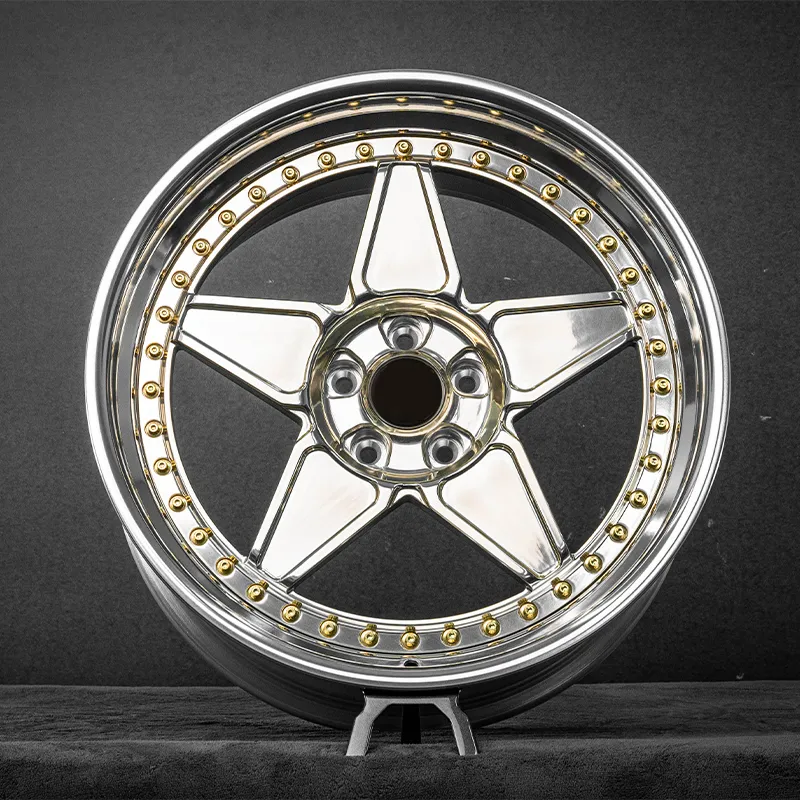 Forged wheel two-piece structure 18 inches 19 inches 20 inches 21 inches 5x100 5x105 5x108 5x110 5x112 5x114.3 5*120 5*127 5*130 Automotive 6061 aluminum alloy wheel
