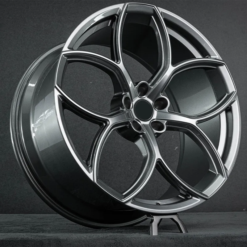 Custom New Design 17-inch, 18-inch, 19-inch, 20-inch All Gunmetal Paint or Other Custom Color Forged Aluminum Car Wheels