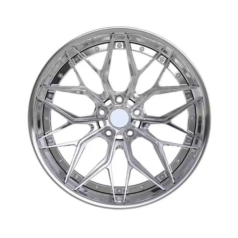 Wheelman Custom 2-Piece Monoblock Luxury Forged Aluminum Deep Concave Galvanized Wheels ET18mm PCD143.1mm 5x114.3/120/130/112