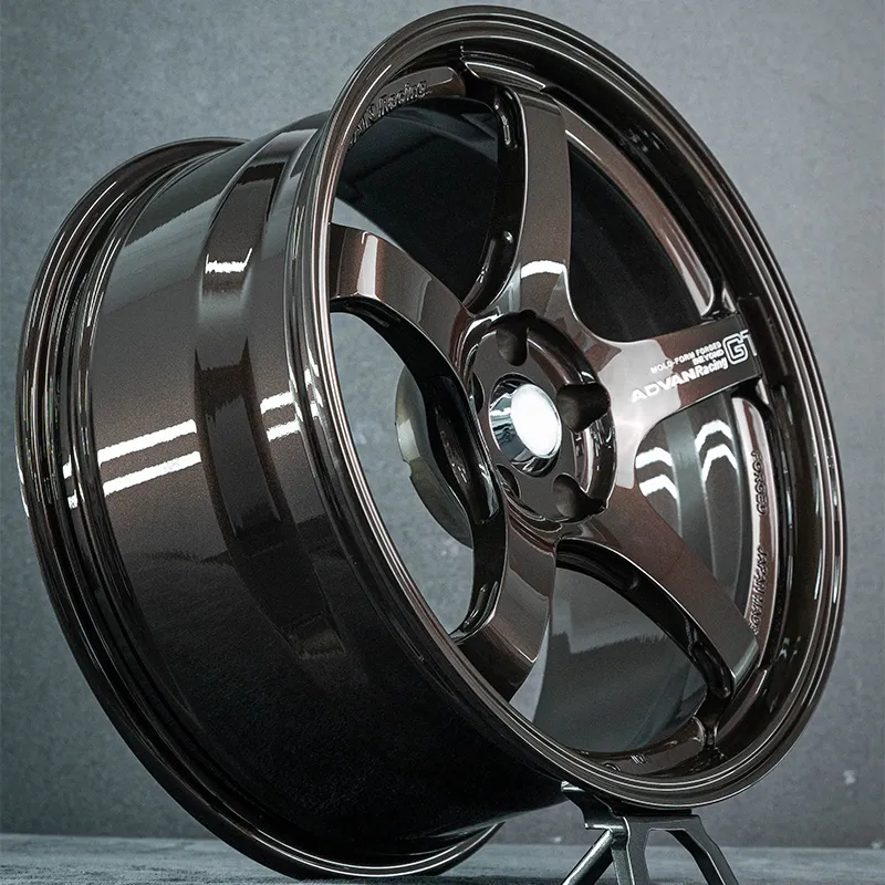 Hot-selling Forged Monoblock Structure TE37 Style Gloss Bronze or Other Custom Colors 17-inch 18-inch 19-inch 20-inch Racing Wheel Rims