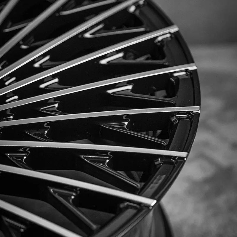 Full Gloss Black or Other Custom Color Forged Custom Alloy Wheels 19-inch 20-inch 21-inch 22-inch 23-inch 5x100 5x110 5x114.3 5x120