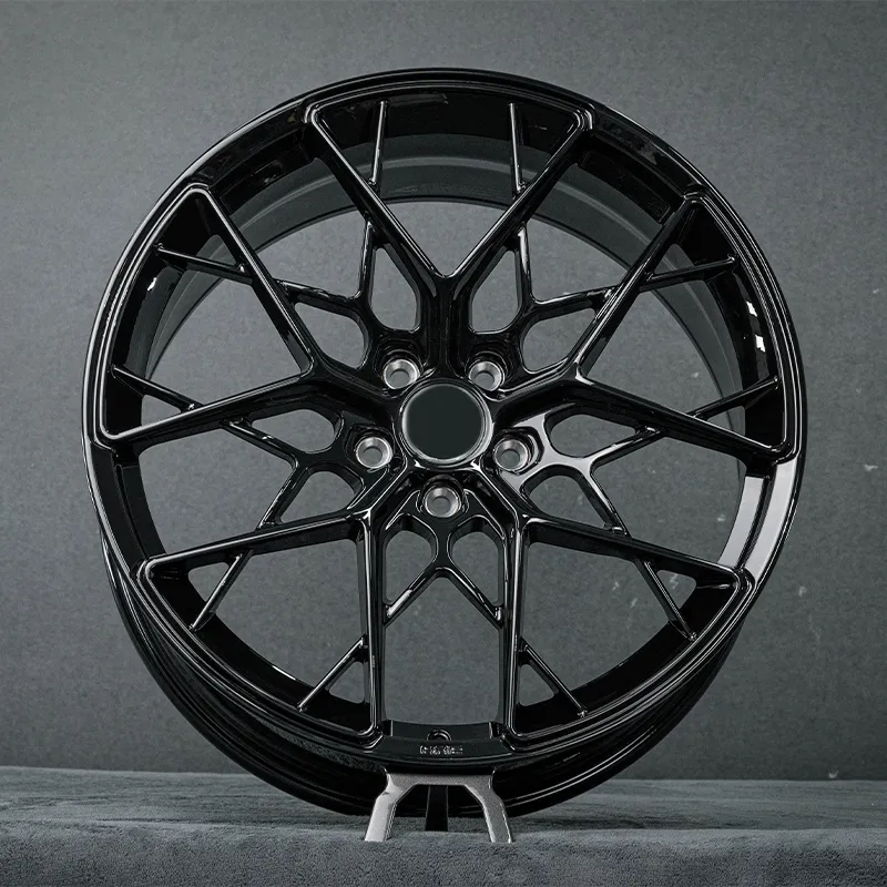 Forged wheels, full gloss black, 17 inches, 18 inches, 19 inches, 20 inches, 21 inches, 5x100, 5x105, 5x108, 5x110, 5x112, 5x114.3, 5*120, 5*127, passenger car alloy wheels