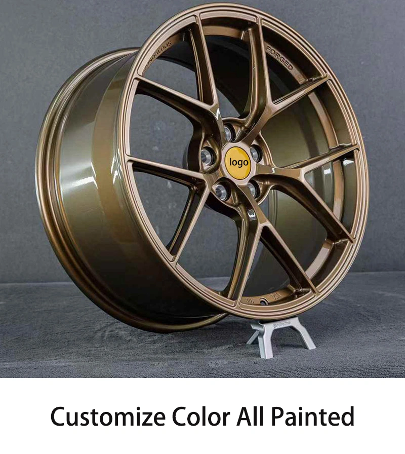 Forged Wheels 6061 Monoblock 17-inch 18-inch 19-inch 20-inch 21-inch Fully Painted Custom Rims Passenger Car Aluminum Alloy Wheels