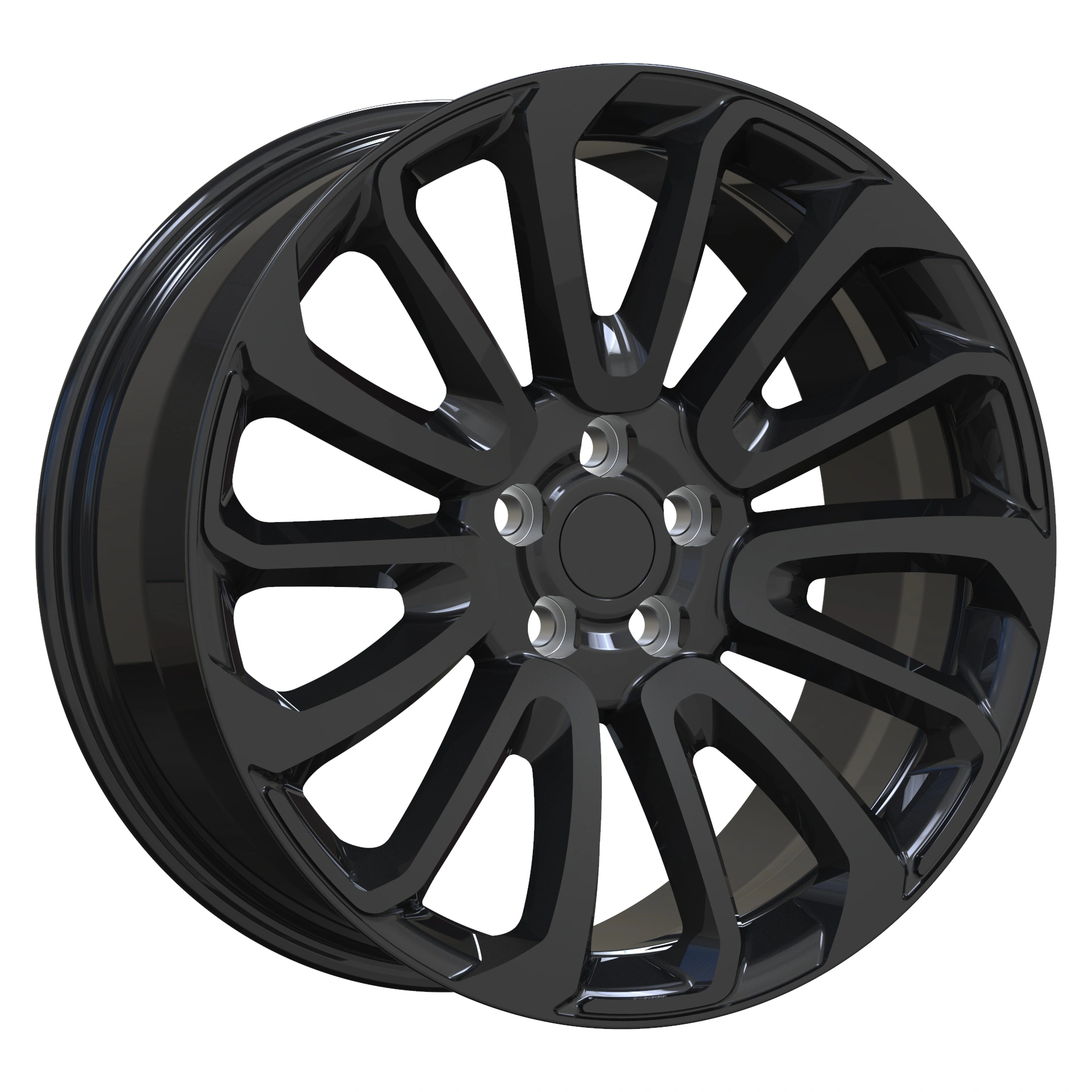 WM_Pro WMLR02 Cast 6061-T6 Alloy Wheel 22x9.5 inches Full Gloss Black ET42 PCD120mm For Land Rover Modification/Upgrade