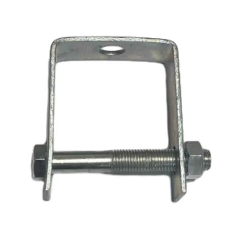 Оцинкованные металлические D-образные кронштейны для крепления опор линий электропередачи