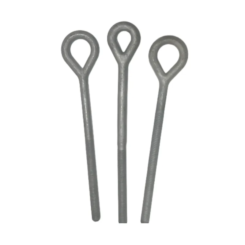 Eye Bolt with Nut 5/8'' Round Electric Power Pole Line Hardware