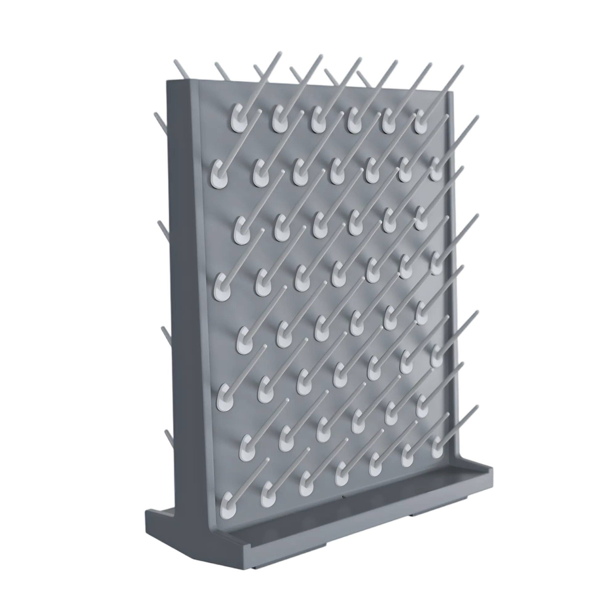 耐食性ラボ用ペグボード乾燥ラック