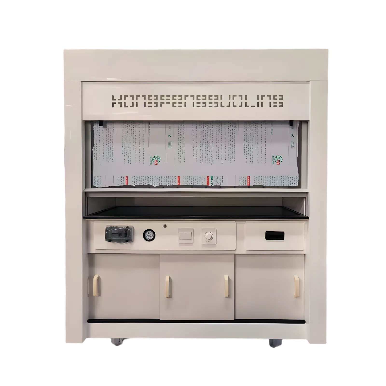 Campana extractora de polipropileno resistente al ácido perclórico con certificación CE