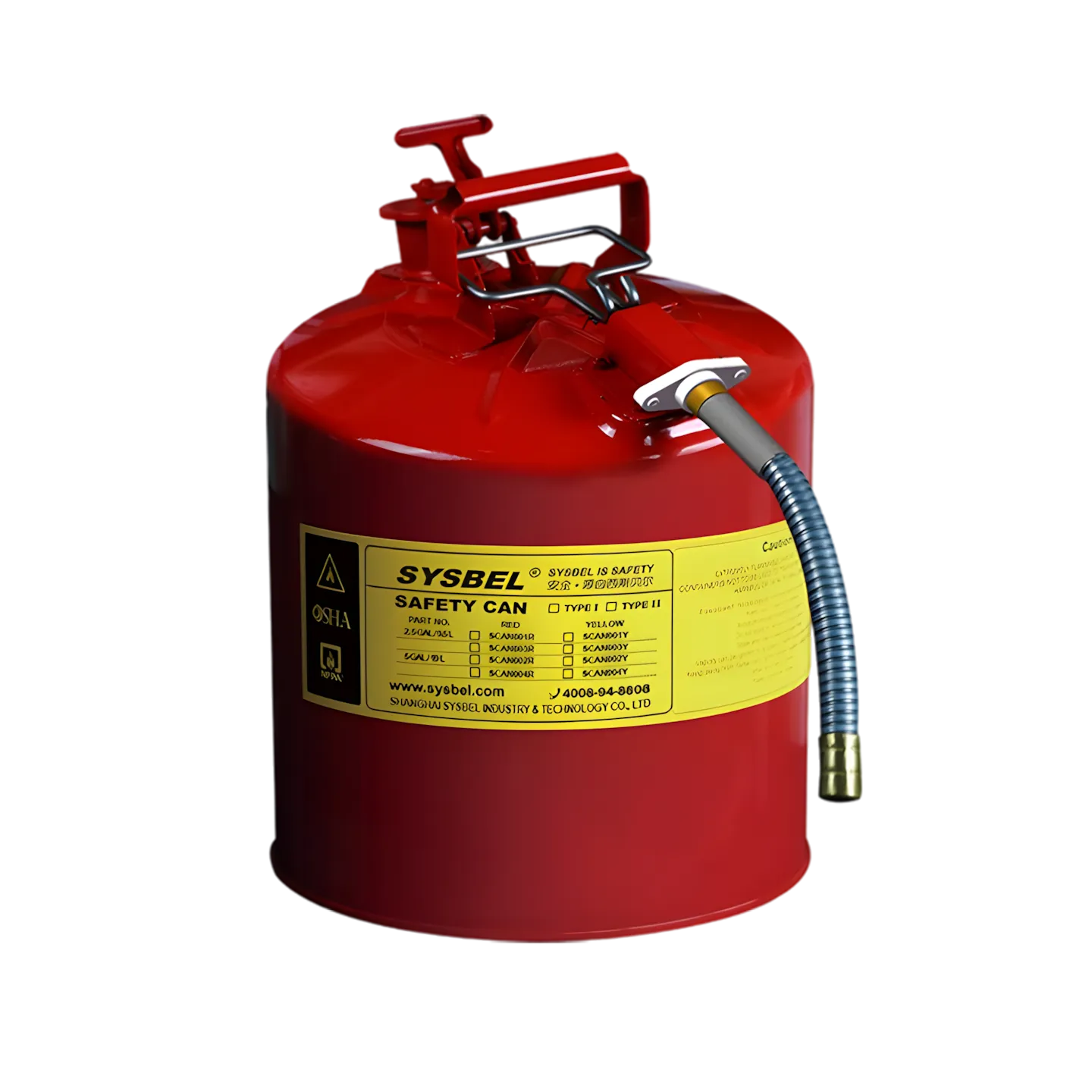 Recipiente de Seguridad Resistente al Fuego para Químicos de Laboratorio