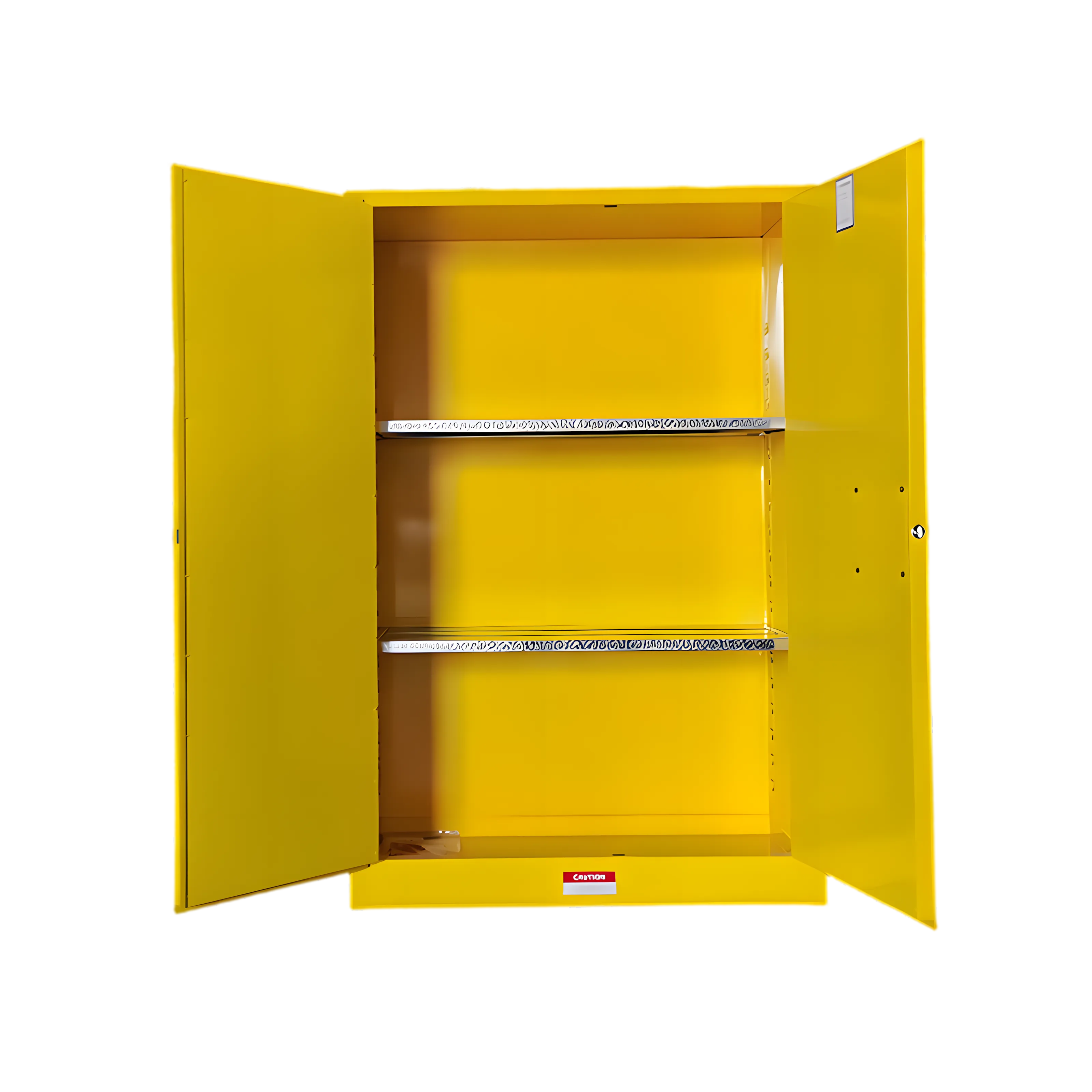 Armario de almacenamiento seguro para productos químicos de laboratorio, resistente al fuego y a prueba de inflamables.