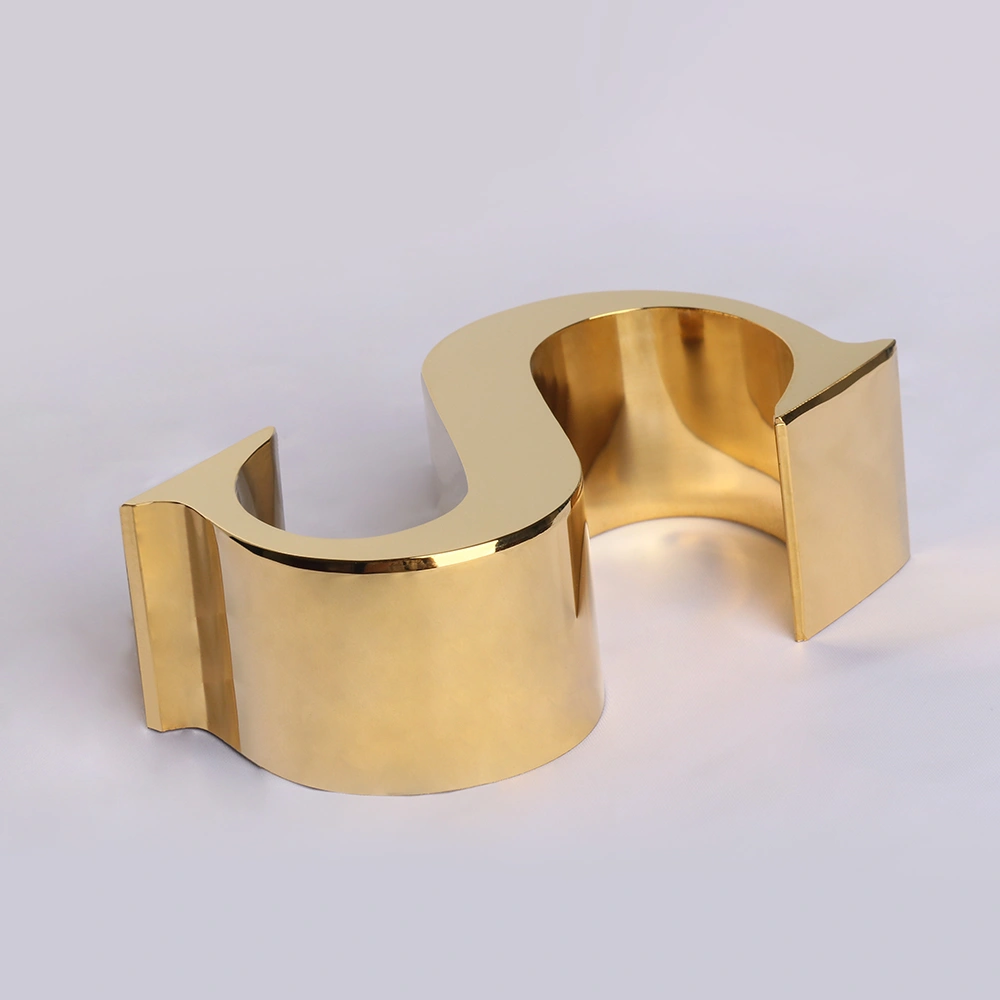 20mm Thick Gold Mirror Polished Stainless Steel Letters | Architectural Statement Signage
