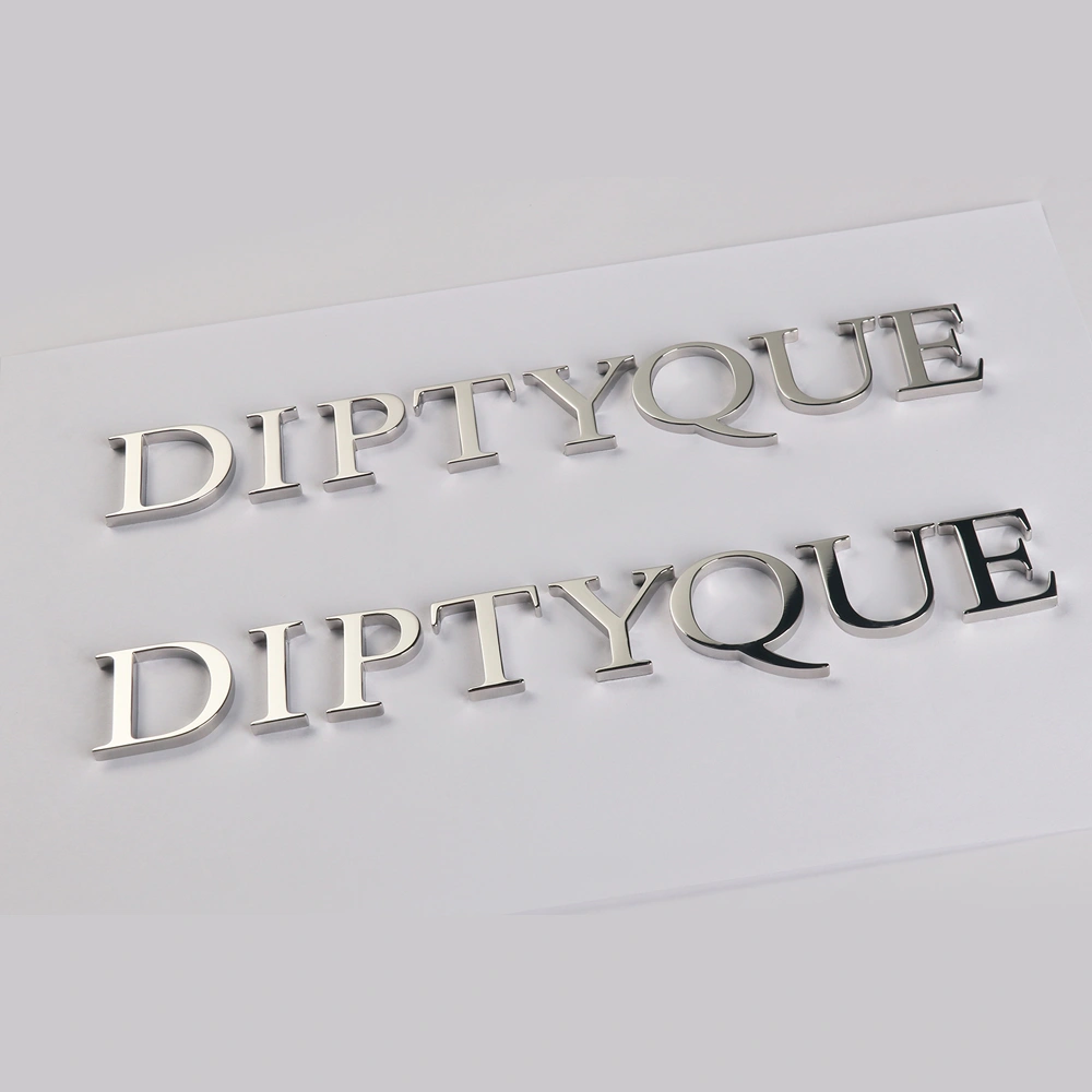 Custom 3D Mirror Finish Stainless Steel Letters for Storefront Signage