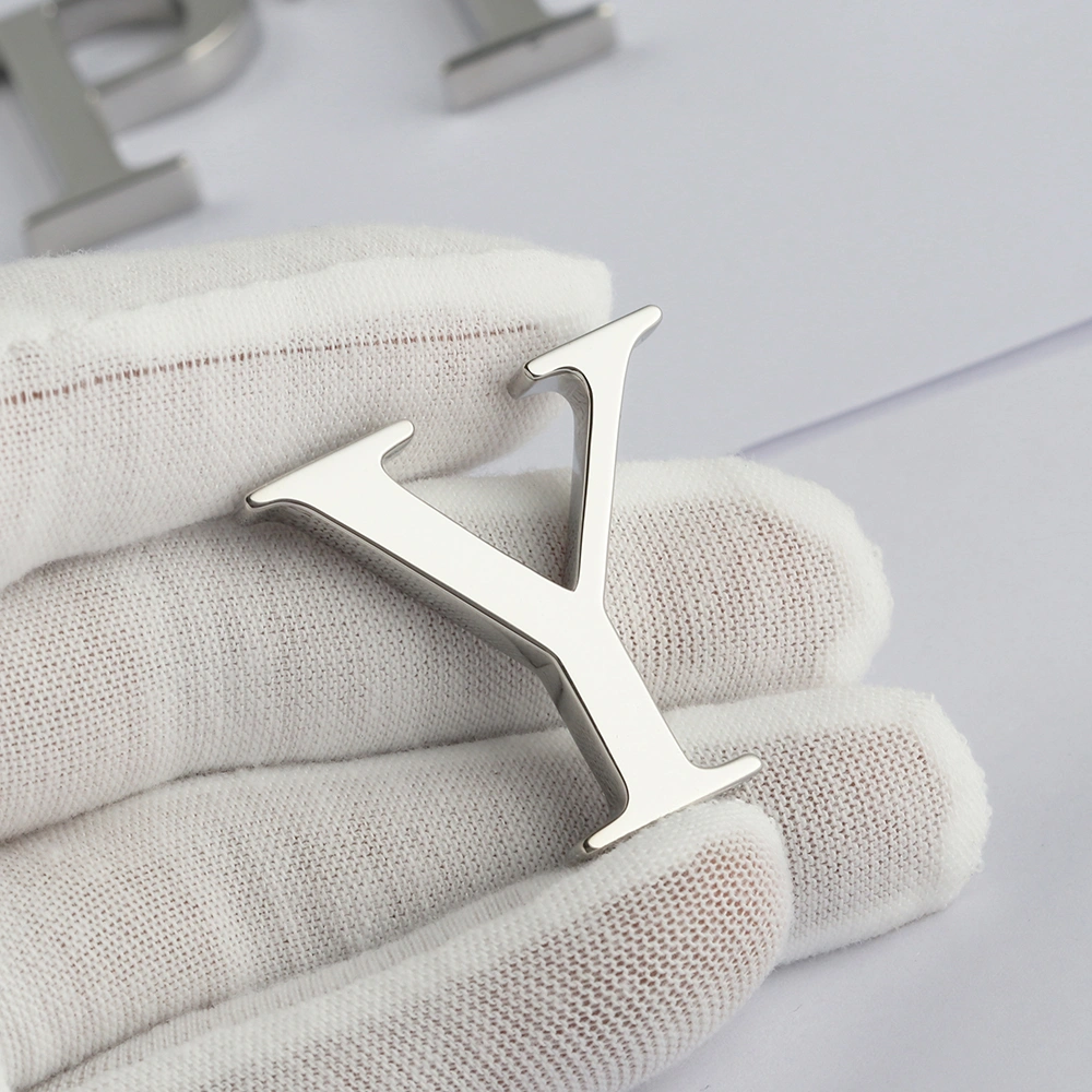 Custom 3D Mirror Finish Stainless Steel Letters for Storefront Signage