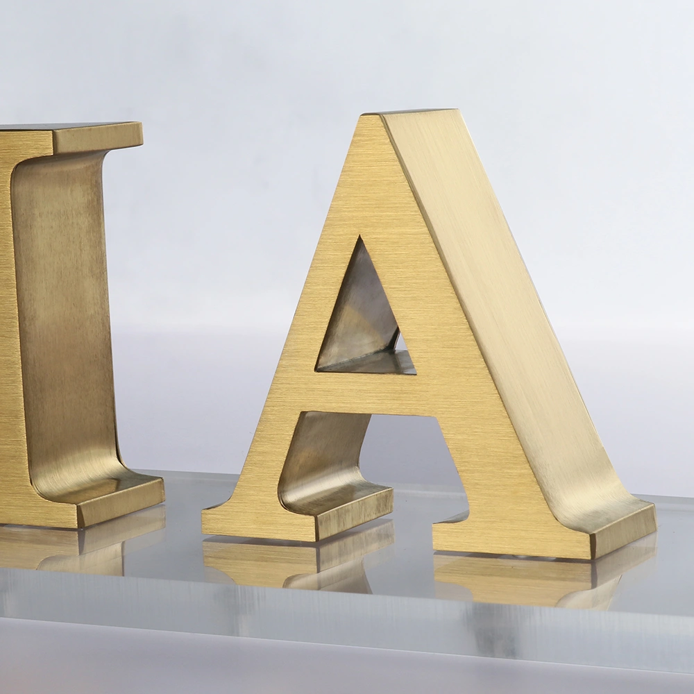Custom 3D Double-Sided Stainless Steel Letters | Premium Metal Signage
