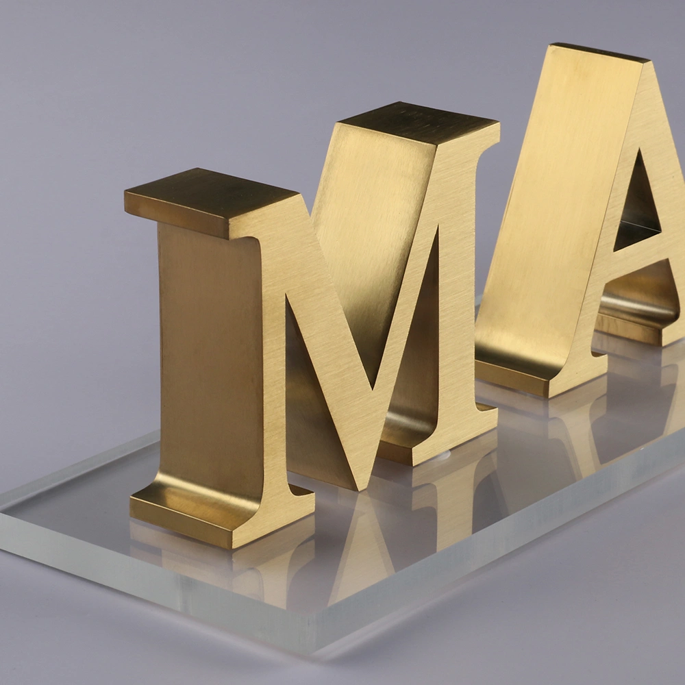 Custom 3D Double-Sided Stainless Steel Letters | Premium Metal Signage
