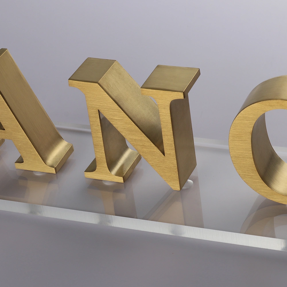 Custom 3D Double-Sided Stainless Steel Letters | Premium Metal Signage