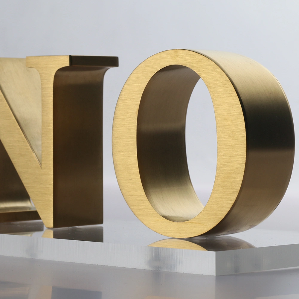 Custom 3D Double-Sided Stainless Steel Letters | Premium Metal Signage