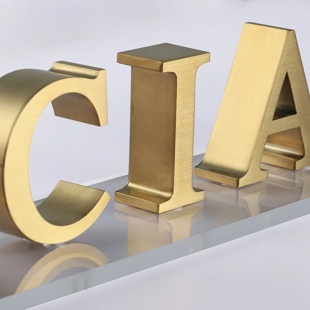 Custom 3D Double-Sided Stainless Steel Letters | Premium Metal Signage