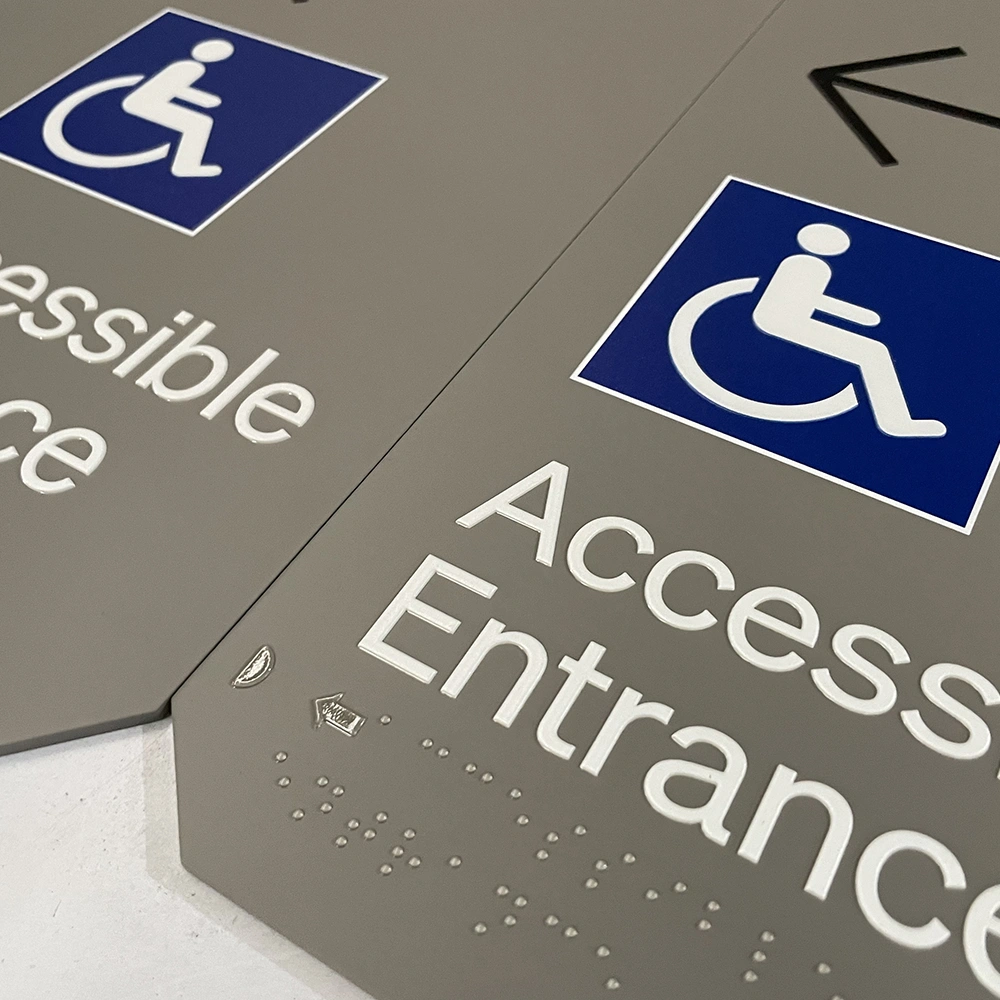 ADA Compliant Braille & Tactile Signs | Precision Engineered for Accessibility