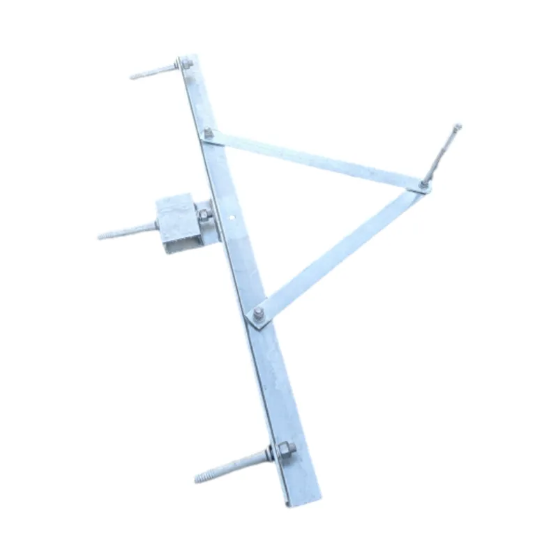 Hot Dip Galvanized Cross Arm Support for 11KV 33KV Electrical Overhead Fitting