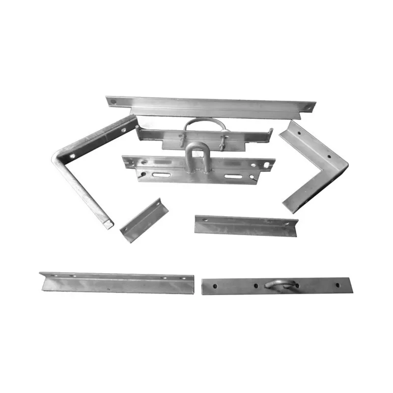 Треугольная железная поперечная балка для крепления электропроводки