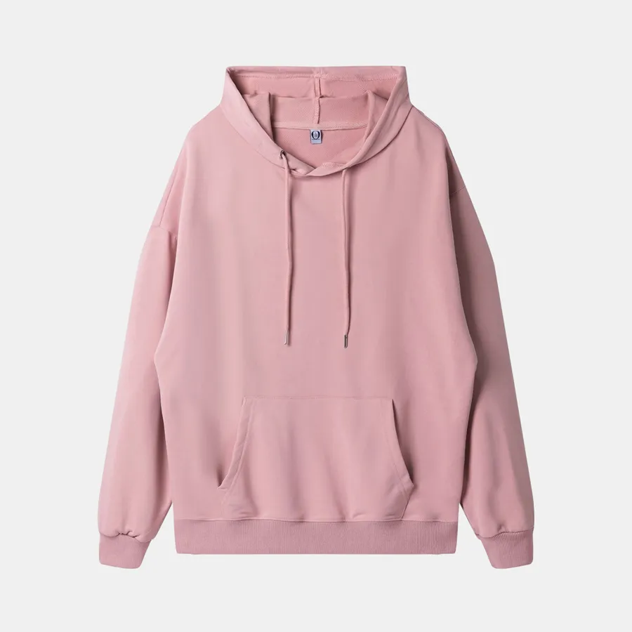 Fashion Brand Drop-Shoulder Loose Hooded Pullover Sweatshirt Pocket Custom Logo Advertising Shirt Class Uniform Letter Men's Custom Hoodie Printing