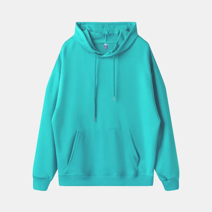 Fashion Brand Drop-Shoulder Loose Hooded Pullover Sweatshirt Pocket Custom Logo Advertising Shirt Class Uniform Letter Men's Custom Hoodie Printing