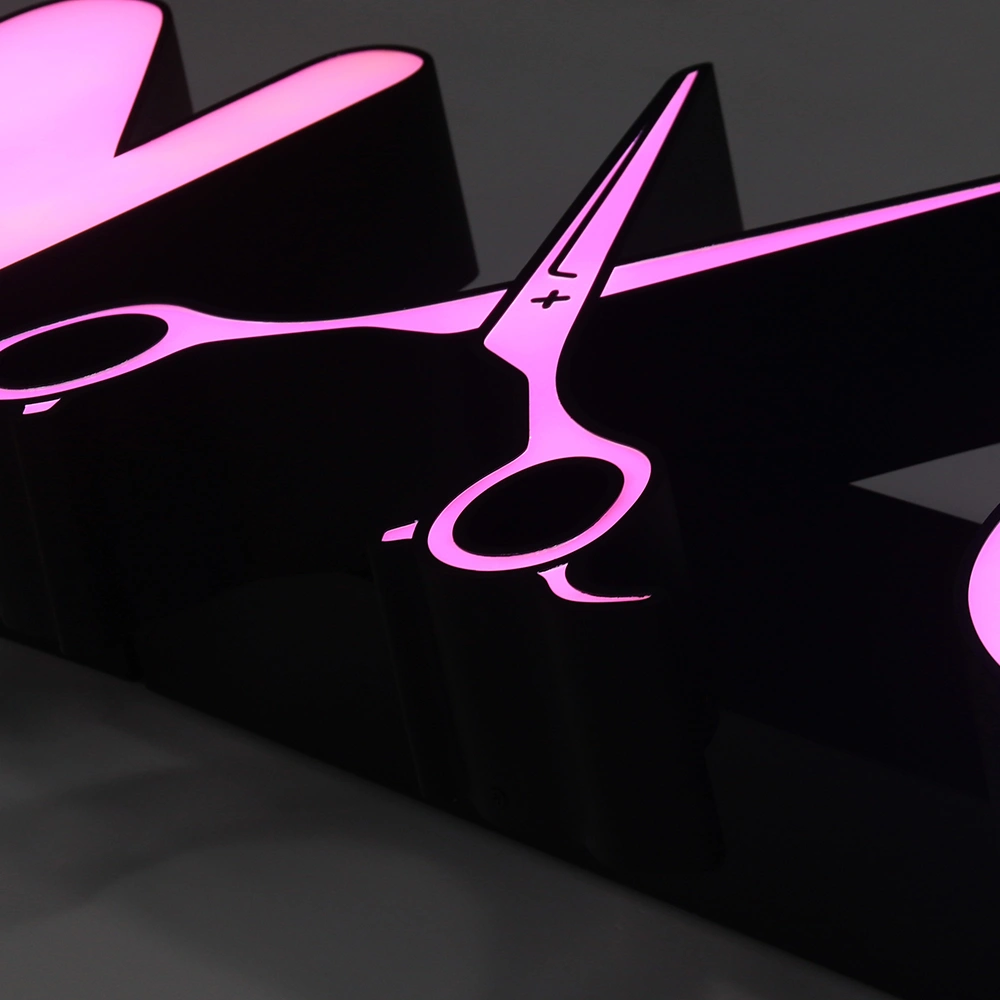 3D Front-Lit Dreamcolor Letters | Dynamic RGB Pixel Illuminated Signage