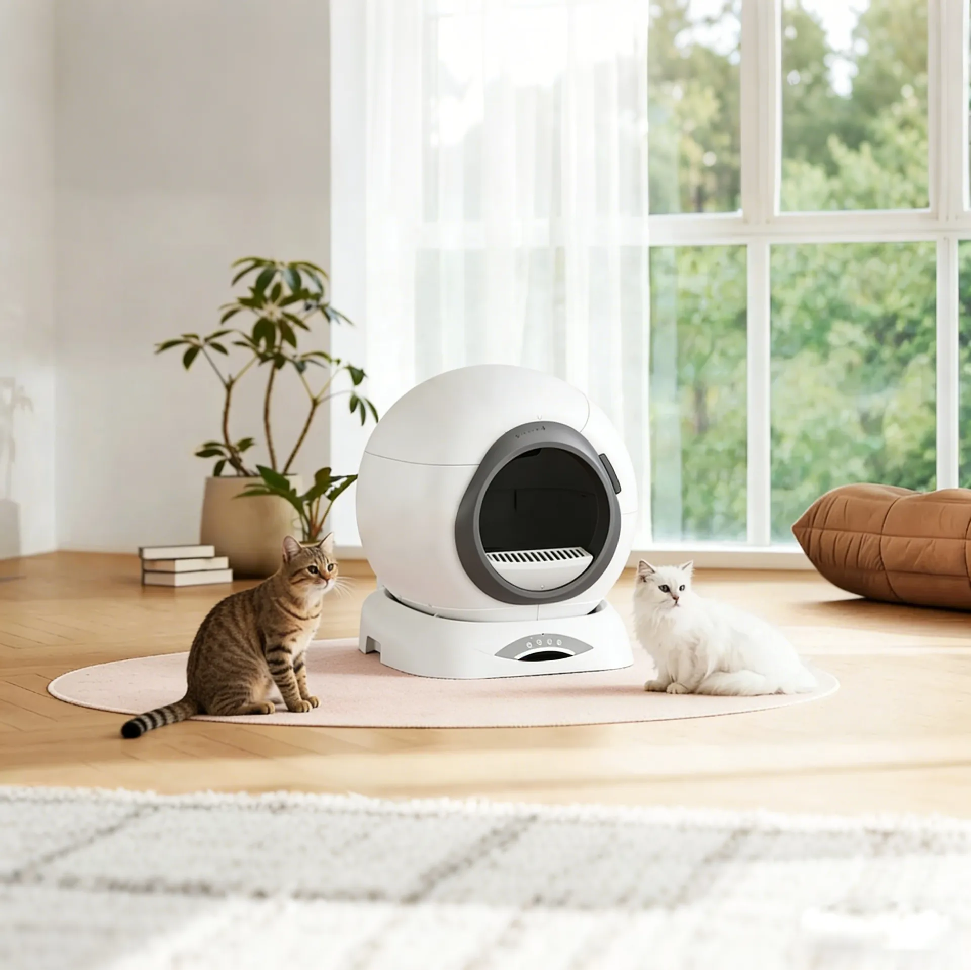 كيف تعمل صناديق القمامة ذاتية التنظيف بعد كل استخدام؟ دليل بسيط لمالكي القطط