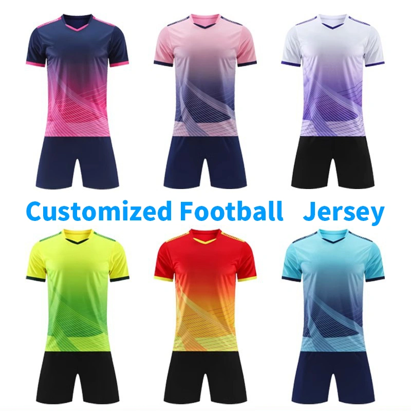 Custom Table Tennis Football Training Uniform Unisex Adult Breathable Lightweight V-neck Elastic Waist Sports Suit 100% Polyester Leopard Print