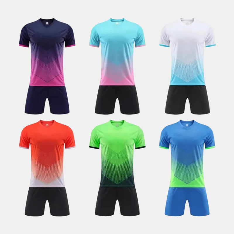 Custom Table Tennis Football Training Uniform Unisex Adult Breathable Lightweight V-neck Elastic Waist Sports Suit 100% Polyester Leopard Print