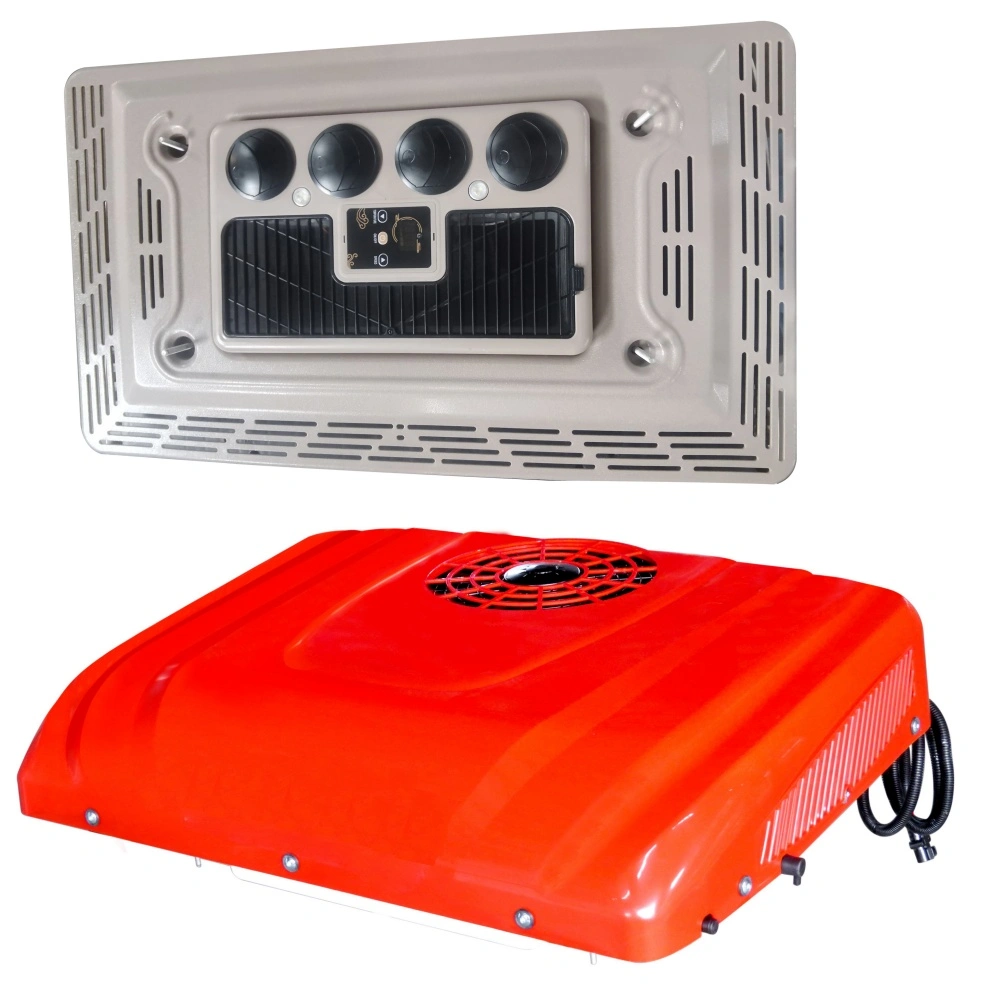 مكيف هواء متكامل لسيارات الشحن 24 فولت | نظام مكيف هواء للوقوف على السقف بقوة 2500 واط