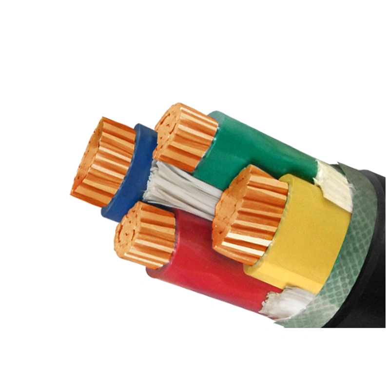 4 Cores 0.6/1kV CU PVC Insulated Power Cable Power Transmission Cable With IEC Certified