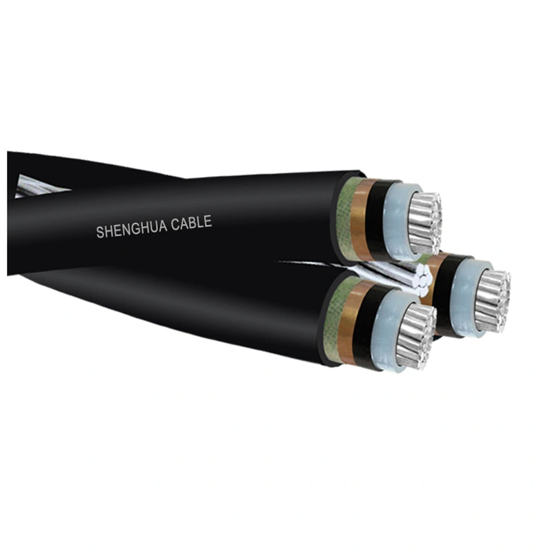 3 Core Aerial Bundled Triplex Service Drop Cable For Overhead Power Transmission Lines