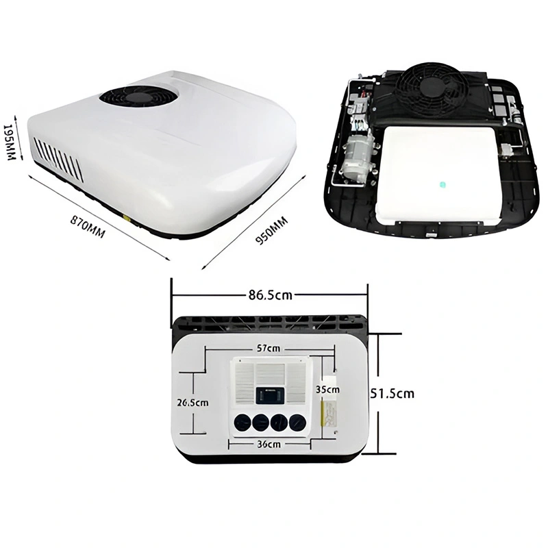 مبرد وقوف محترف Bowente 12V/24V DC: أقوى مكيف هواء لشاحنات بدون تشغيل للمحطات العالمية