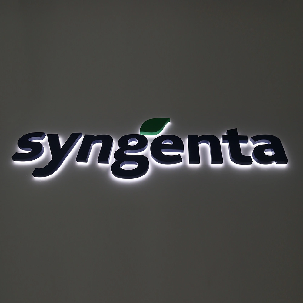 Premium Halo-Lit Metal Signs | Painted Opaque Face with Soft LED Backlight