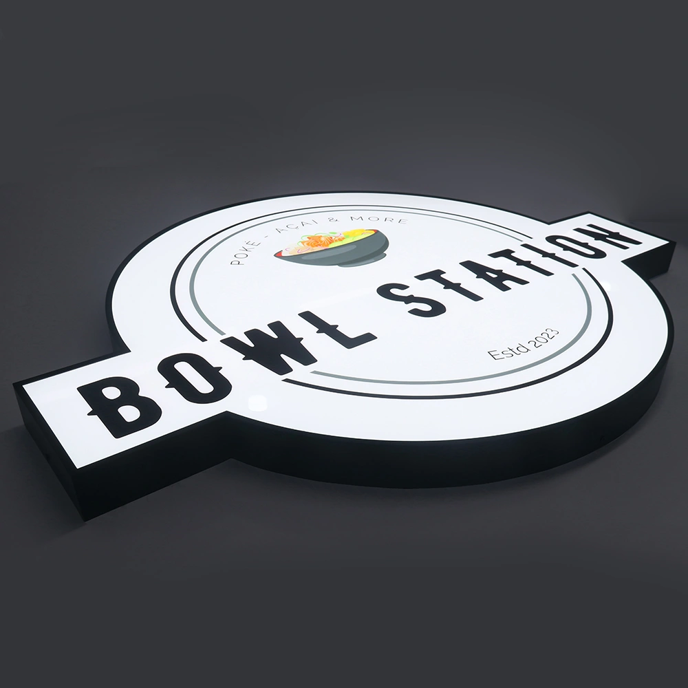 Premium Painted UV-Printed Lightbox | Custom Architectural LED Signage