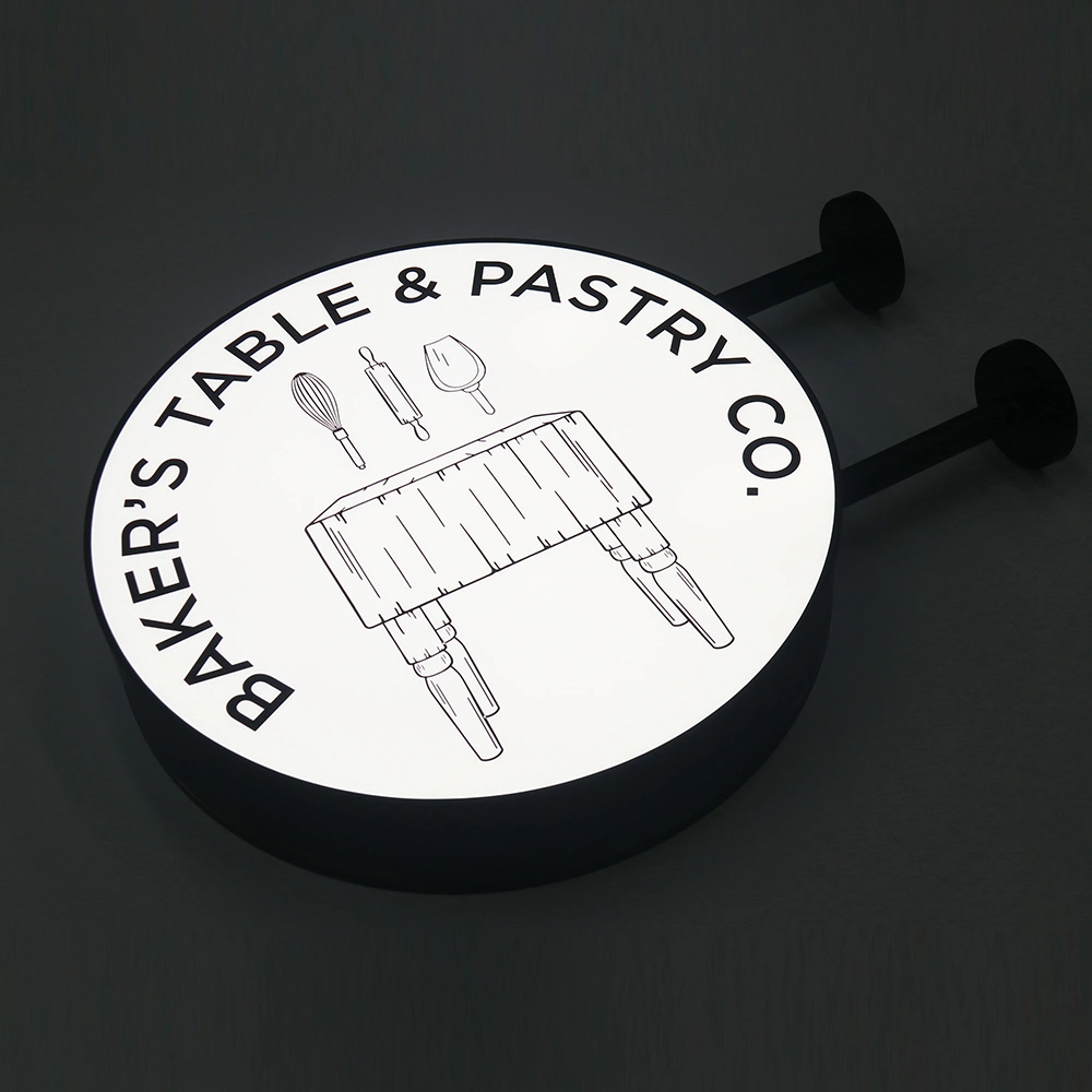 Double-Sided Painted Lightbox | Projecting Blade Sign | Made in China