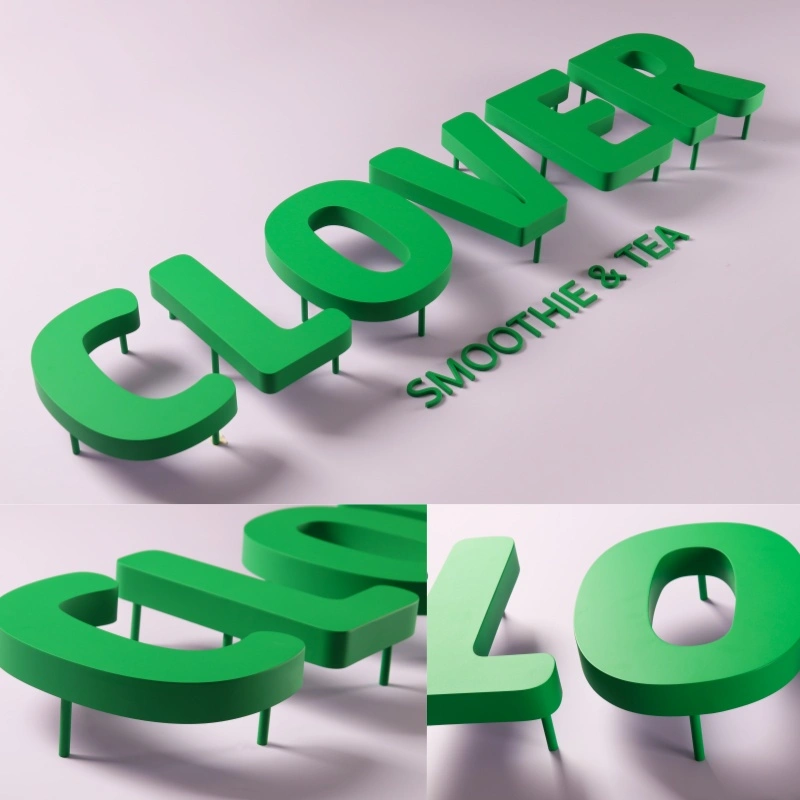 Custom Standoff Mounted Backlit Stainless Steel Letters | Hidden Acrylic