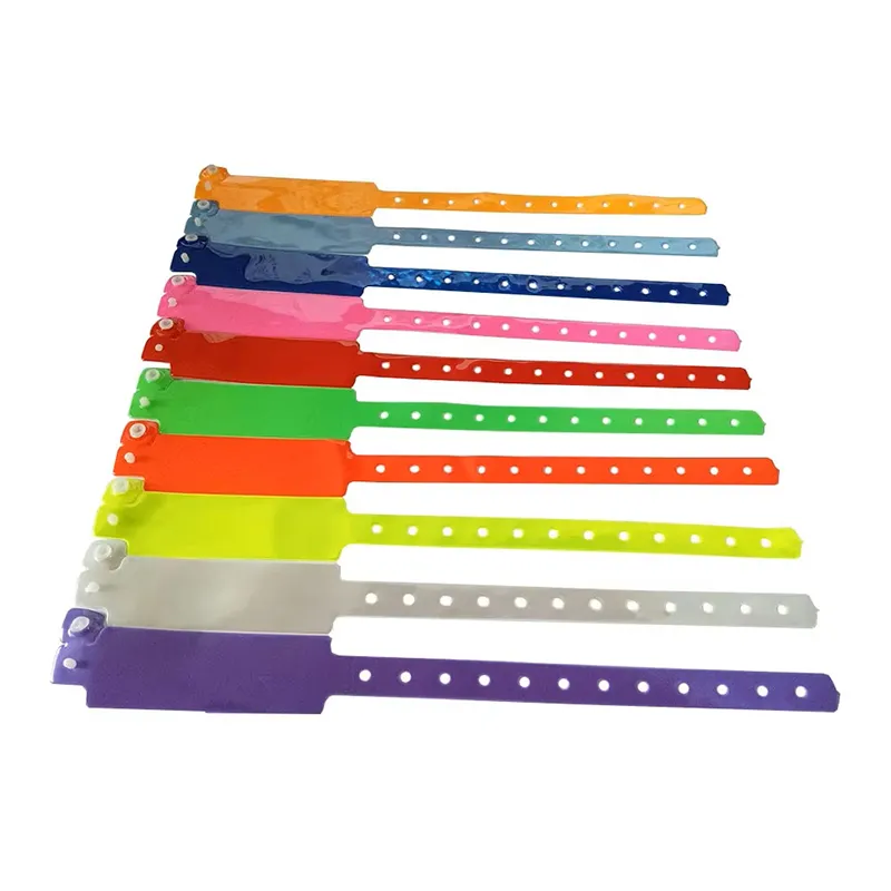Custom PVC Wristbands with Logo for Brand Promotion