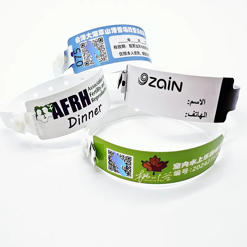 Secure PVC Wristbands for Event Entry and Crowd Management