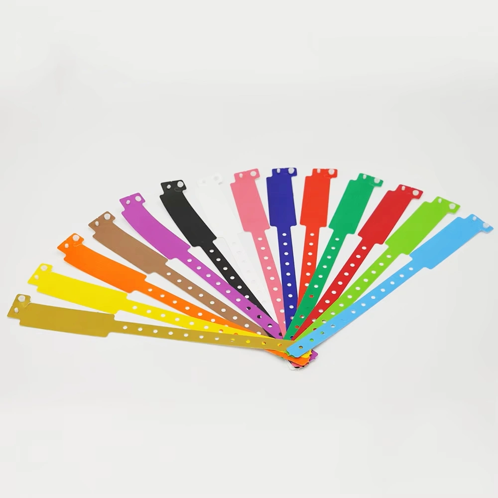 PE Composite Wristbands, Disposable Waterproof Event Wristbands, Customizable Identification Bands for Events, Concerts, Hospitals, Parties