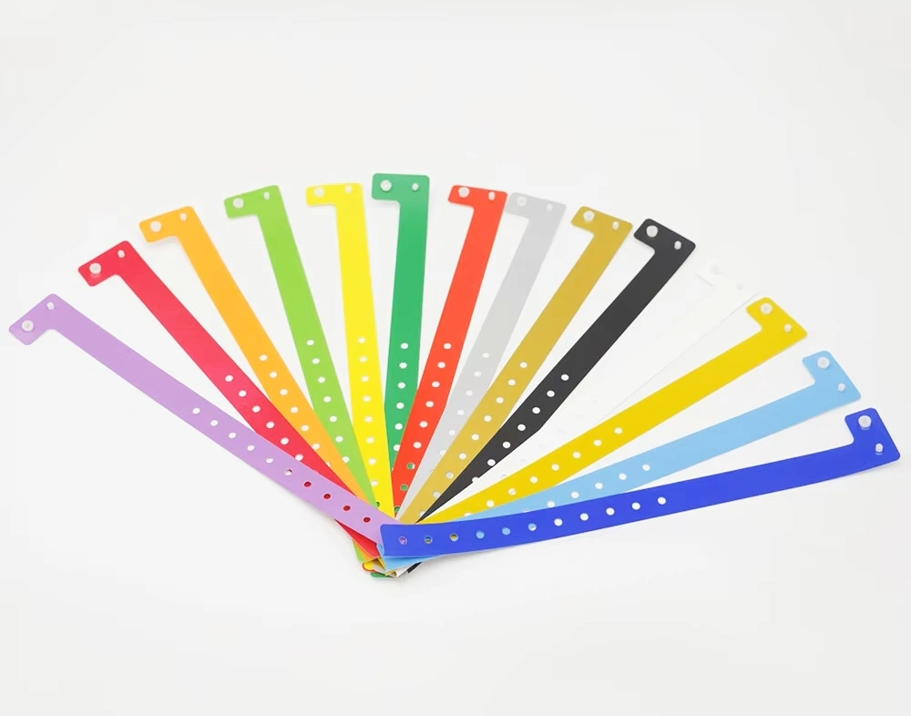 PE Composite Wristbands, Disposable Waterproof Event Wristbands, Customizable Identification Bands for Events, Concerts, Hospitals, Parties