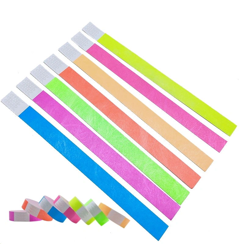 Tyvek Wristbands, Waterproof Tear Resistant Disposable ID Wristbands, Custom Printed for Events, Festivals, Concerts, VIP Access &amp; Medical Identification
