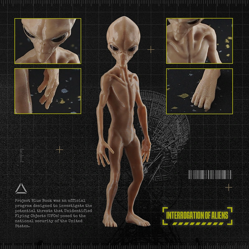 Project Blue Book 3D Printed Figure