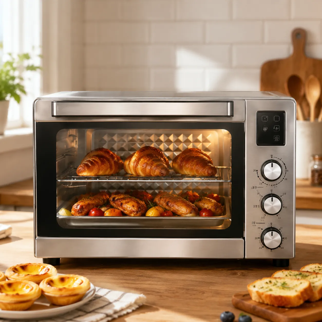 Extra-Large Mechanical Air Fryer Oven AF-4801 with Visual Glass Door