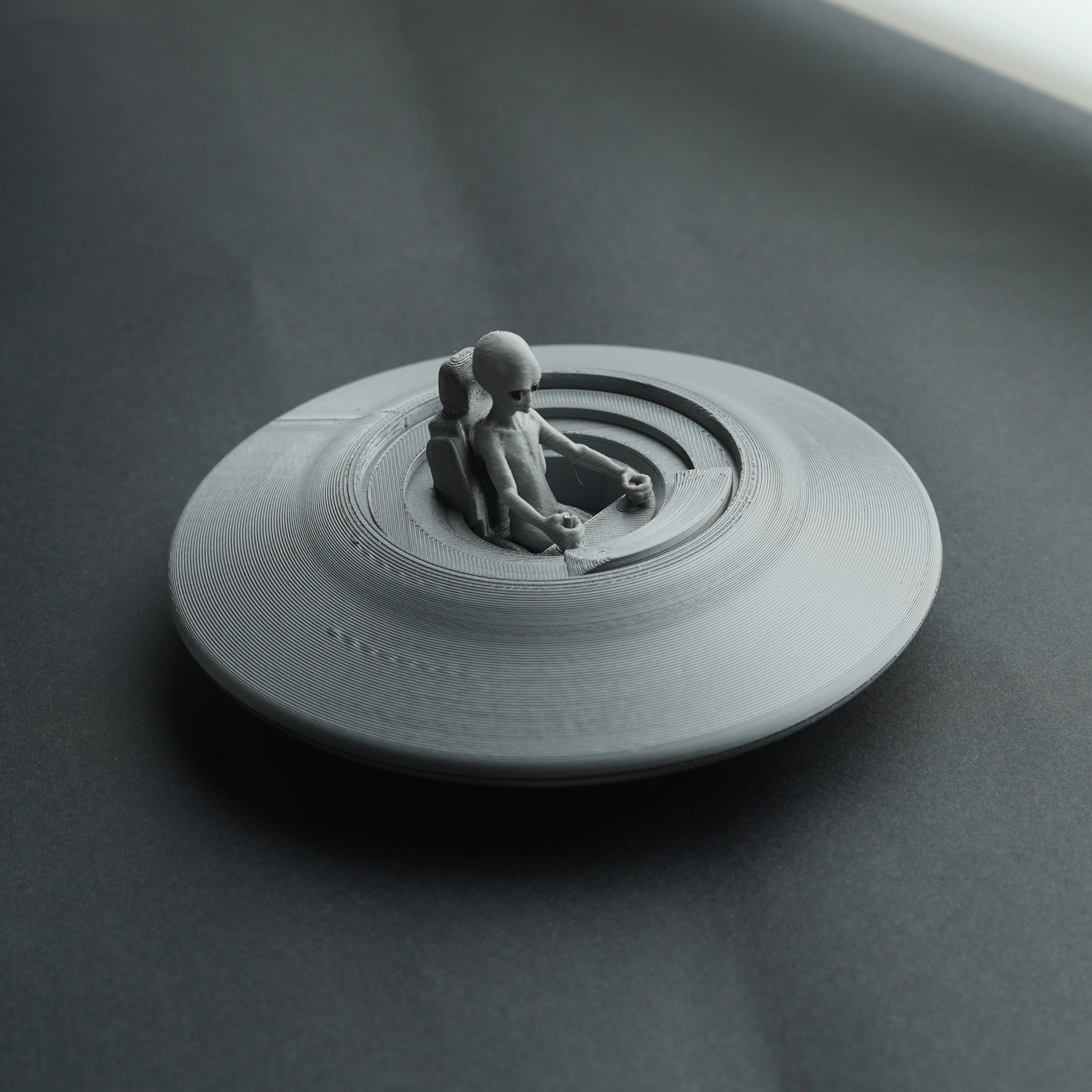 Wholesale Custom Alien with UFO Figures | 3D Printing Service China