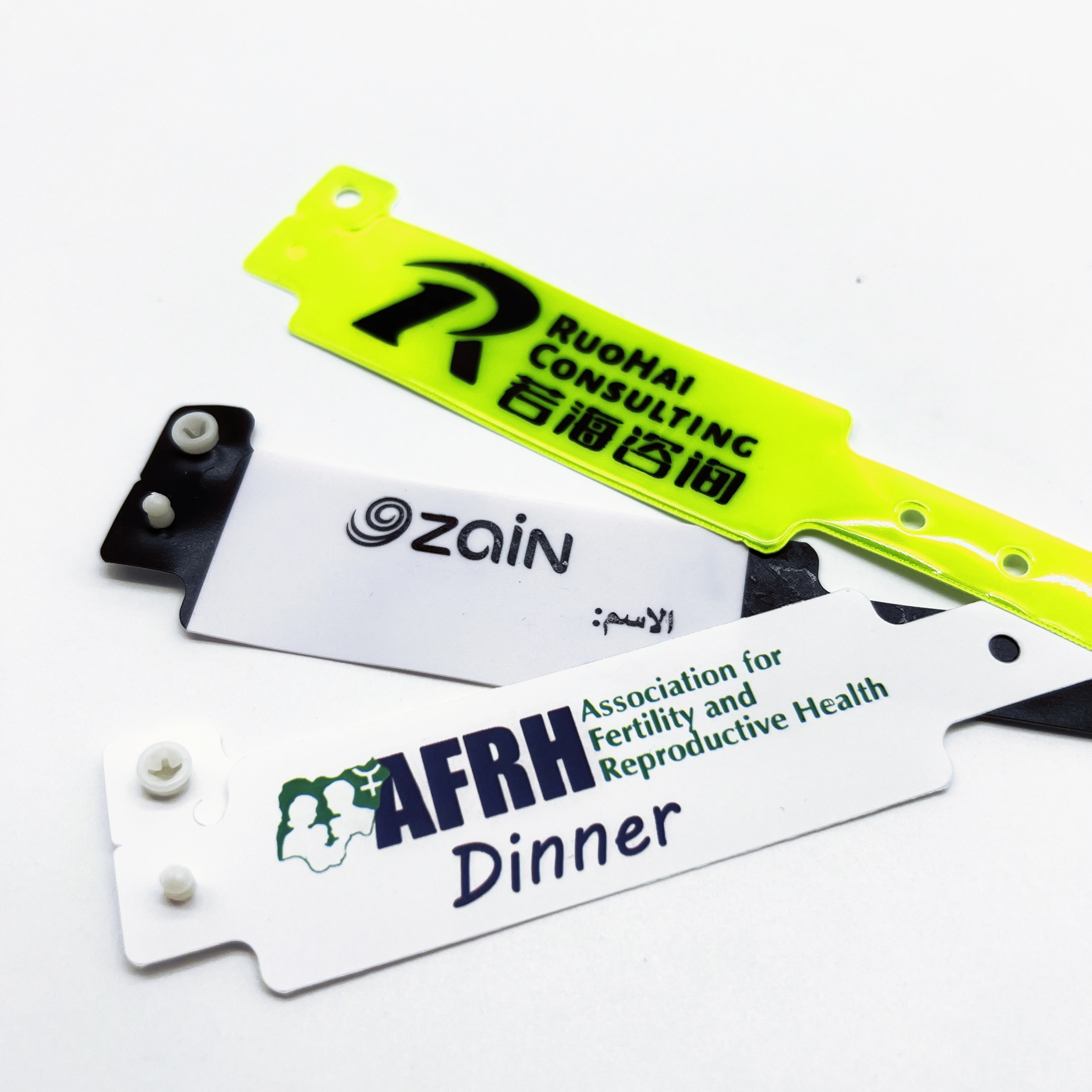 Custom PVC Admission Wristbands for Theme Parks and Attractions