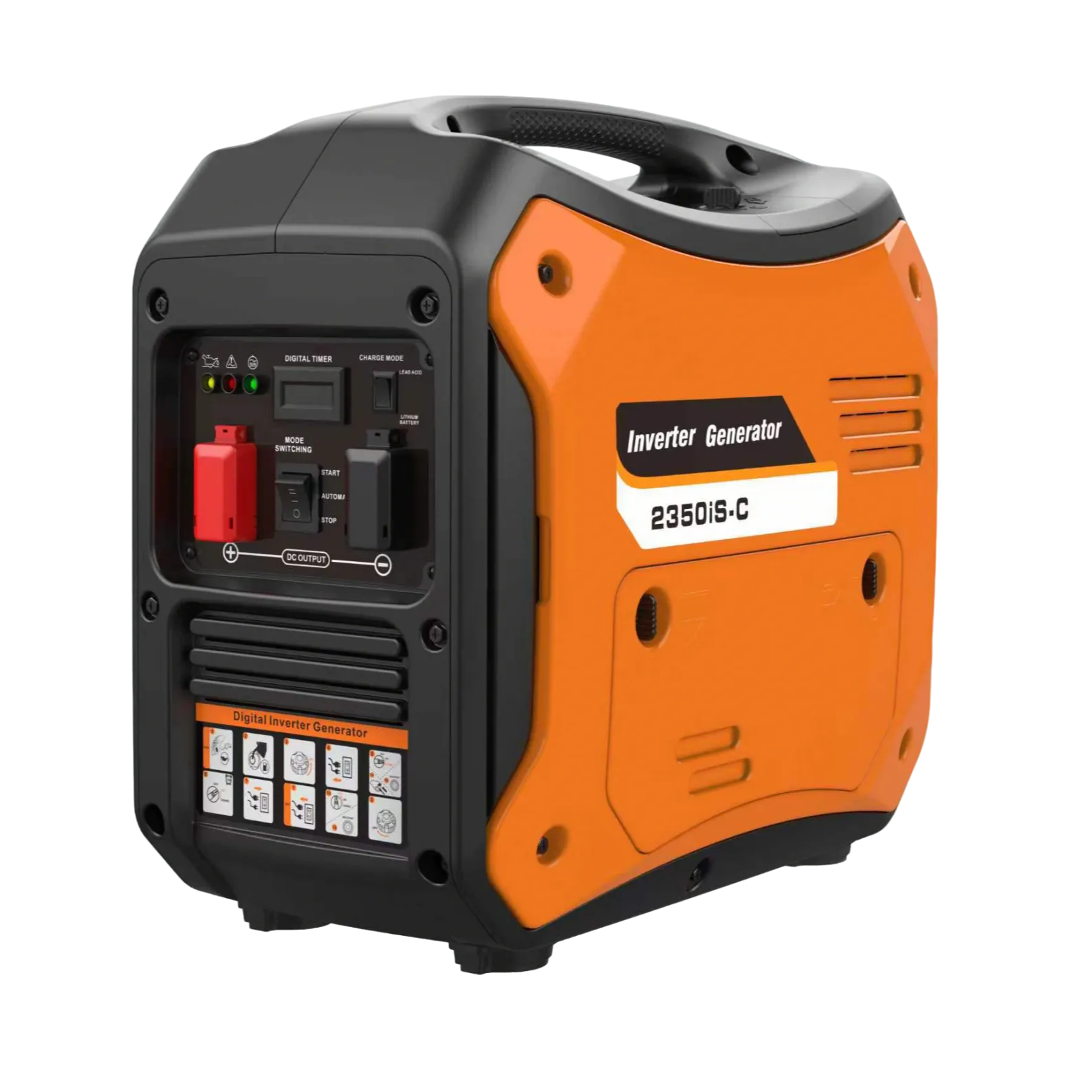 Bowente 1.6KW Βενζινοκινητήριος Γεννήτρια 24V DC για Συστήματα Πάρκινγκ